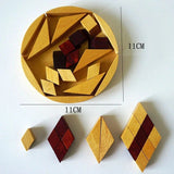 Casse-Tête en bois Tangram : le défi puzzle rapide & créatif
