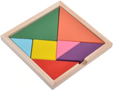 Rompicapo in Legno Tangram Quadrato