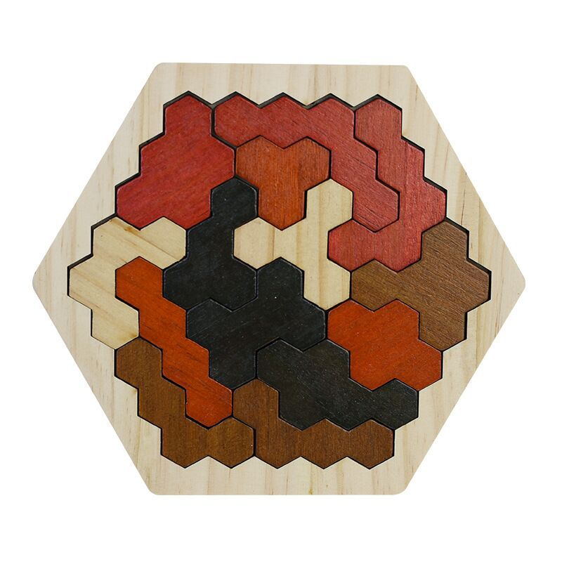 Tangram Nid d’Abeille en bois