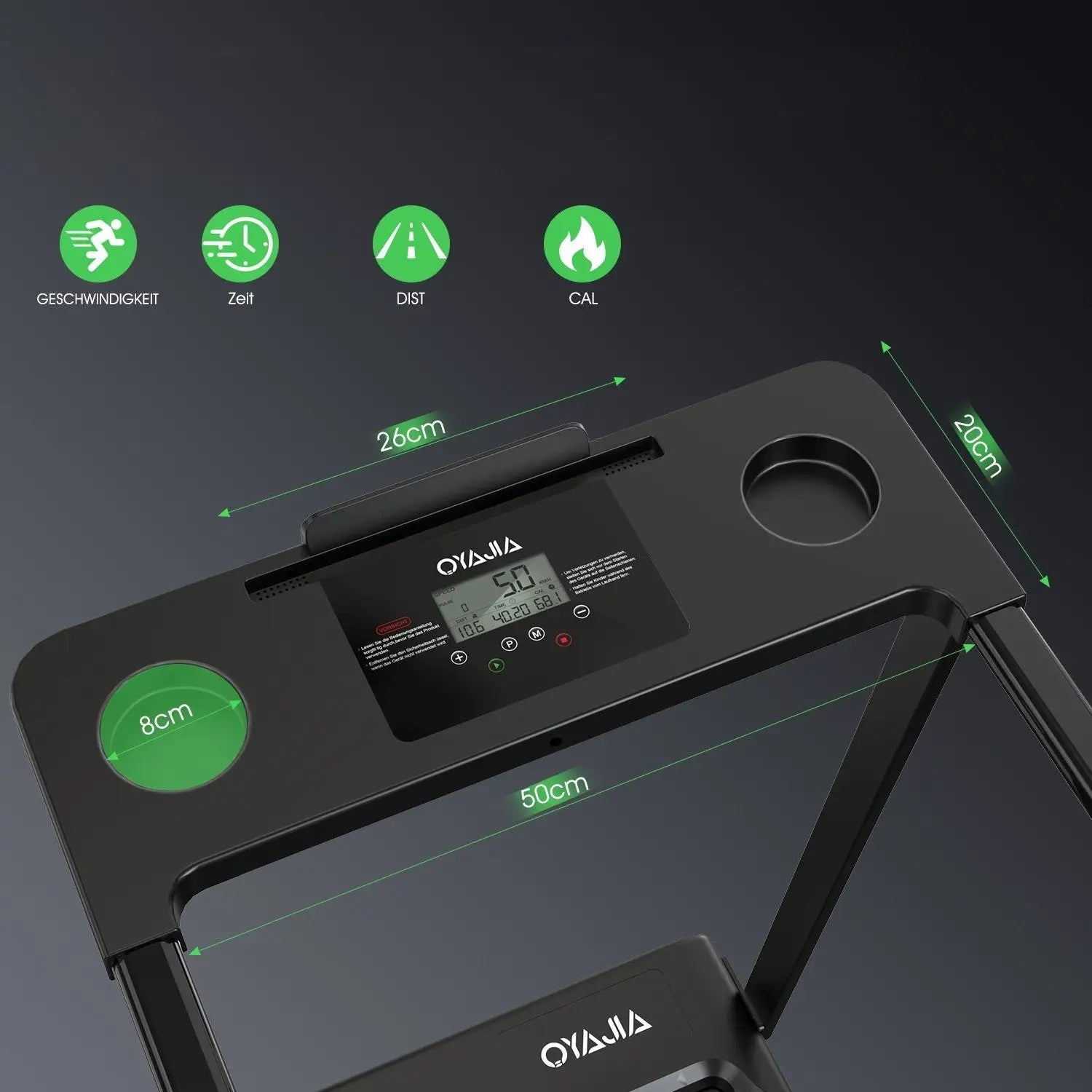 Home Treadmill with Safety Handles