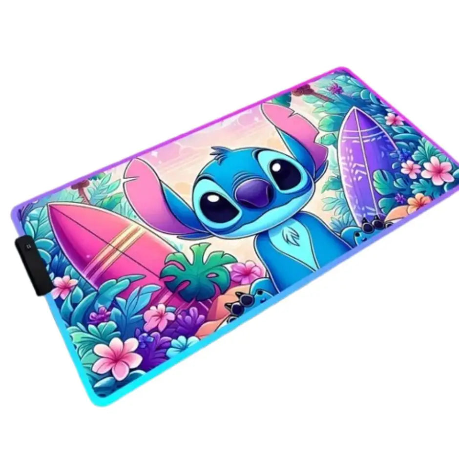 Stitch RGB LED Mouse Pad Beach Surf
