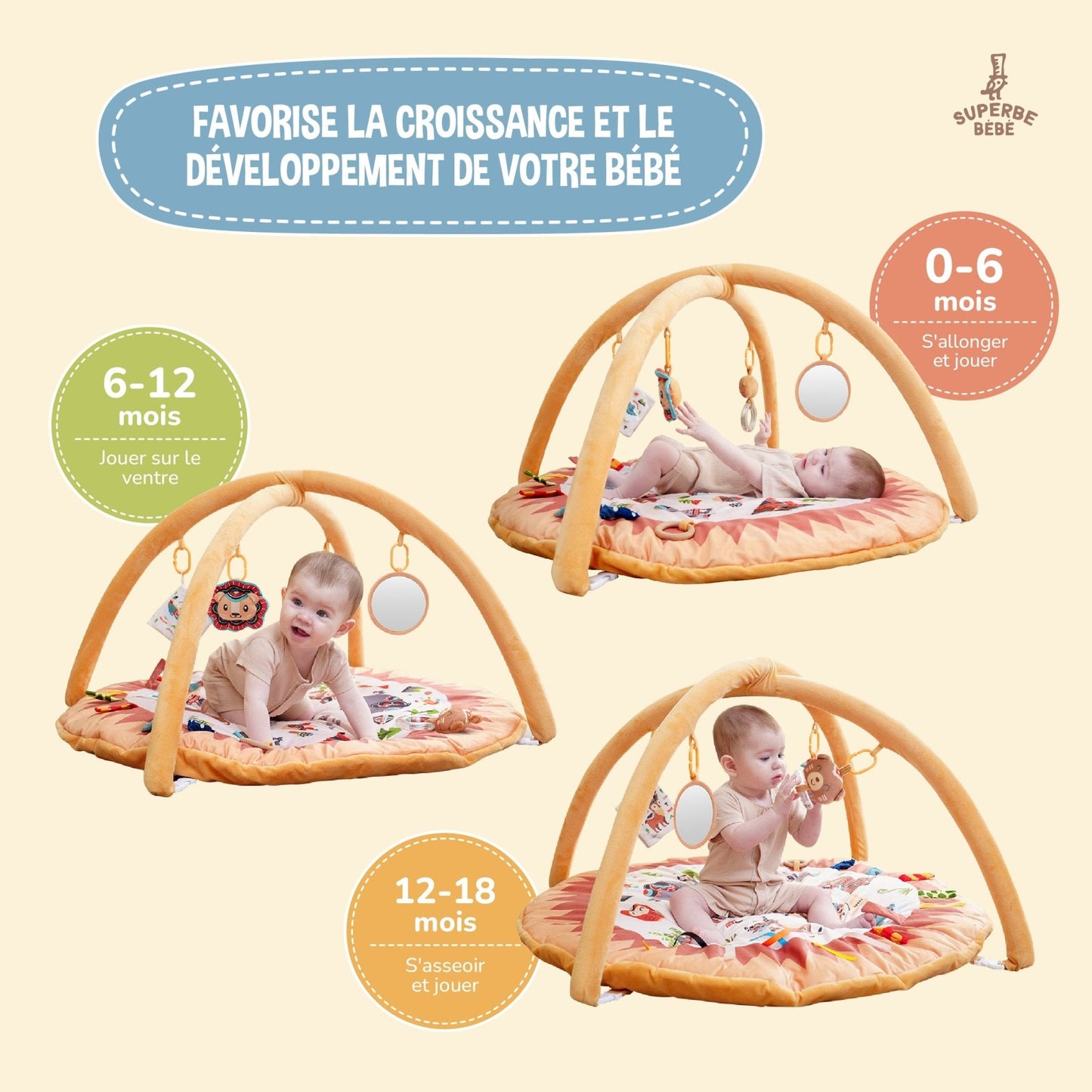 Tapis d'éveil - CIRCLE