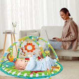 Fox playmat with multi-coloured arches
