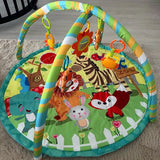 Fox playmat with multi-coloured arches