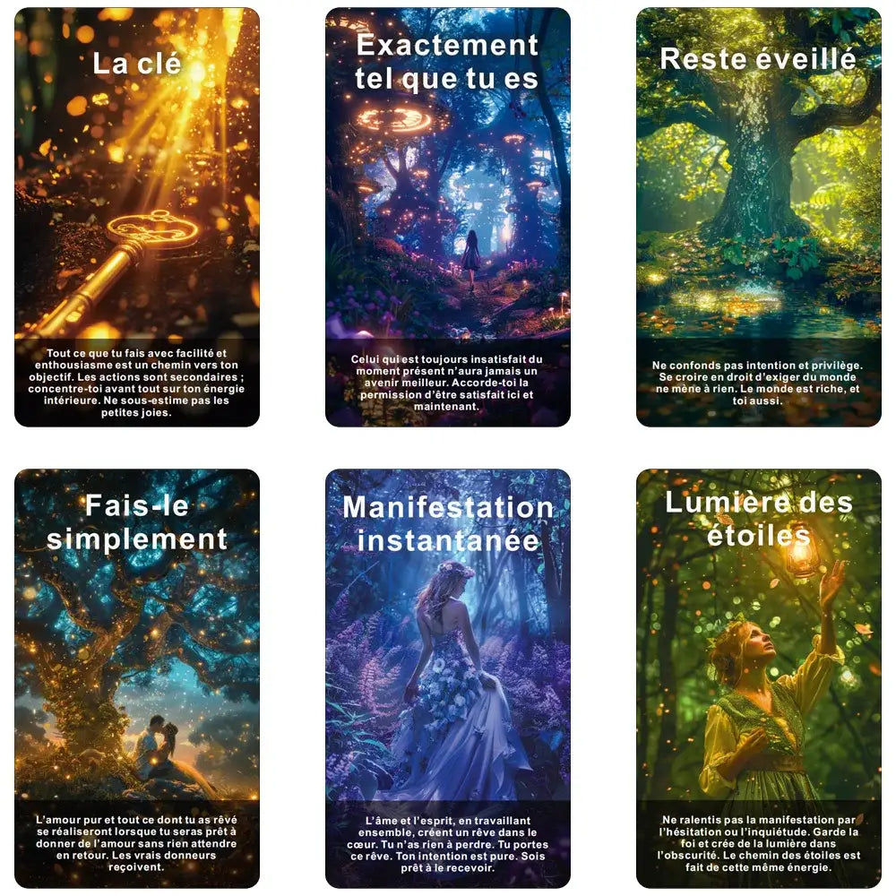 Mystic Forest French Tarot Cards