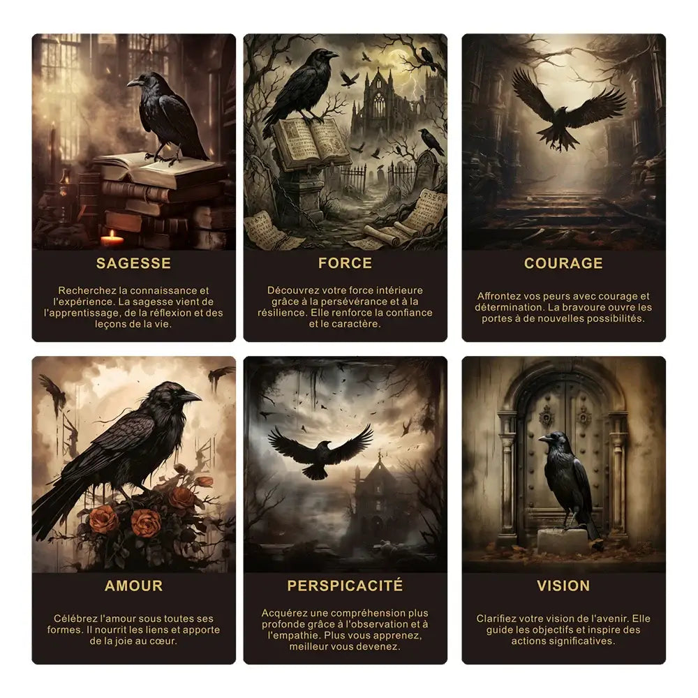 French Tarot Raven's Intuition
