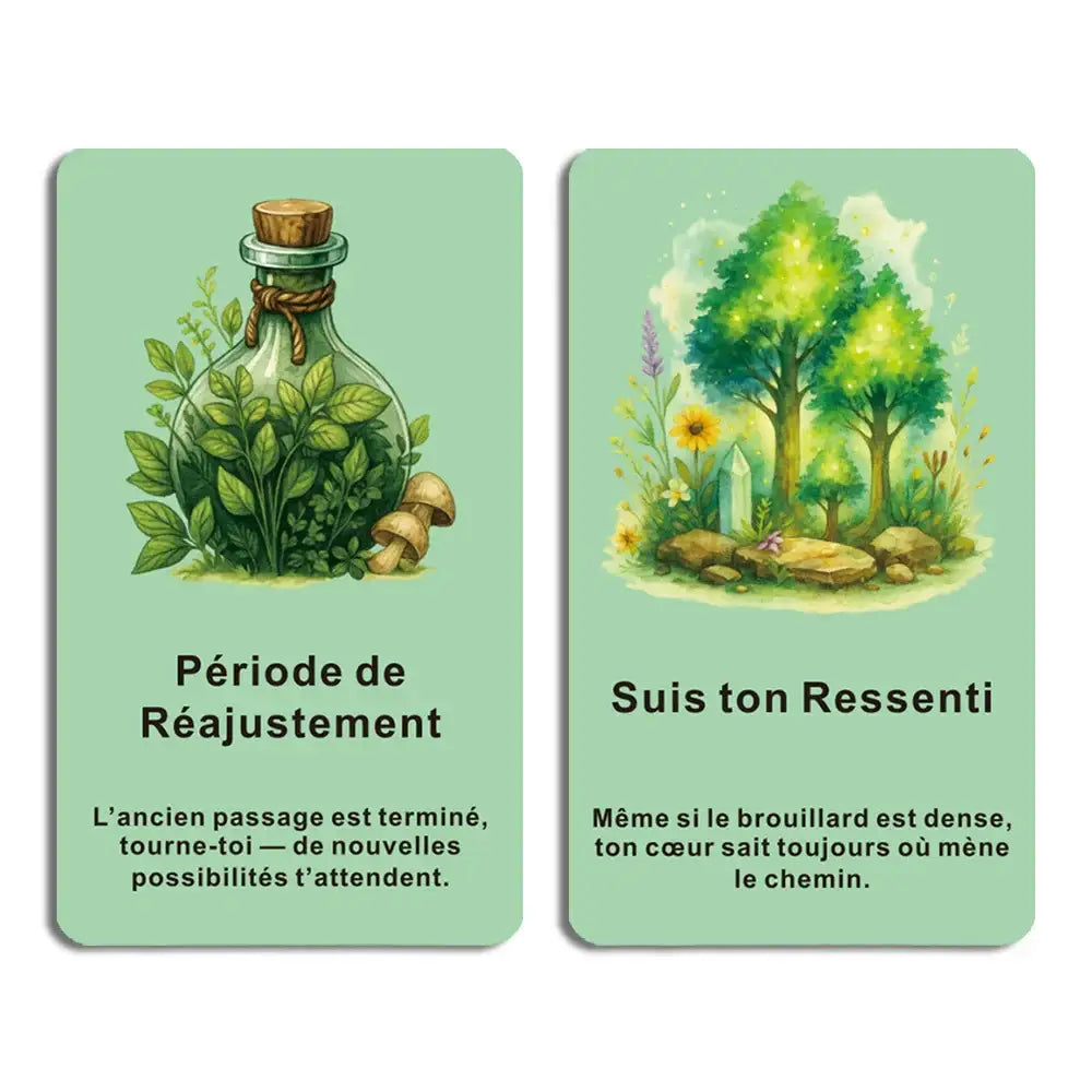 French Tarot Cards Mysterious Messages