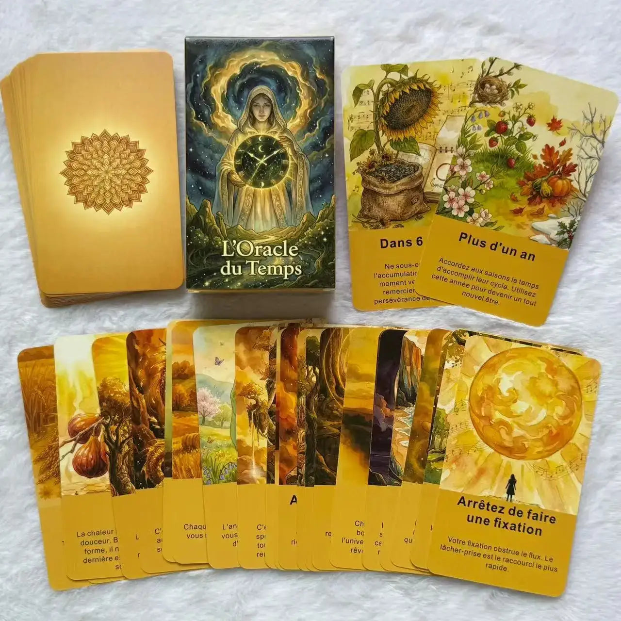 French Tarot Cards Oracle of Time