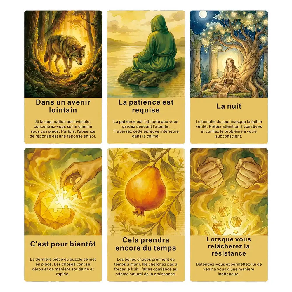 French Tarot Cards Oracle of Time