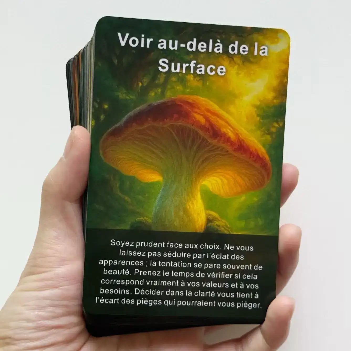 French Tarot Cards Wisdom of Mushrooms