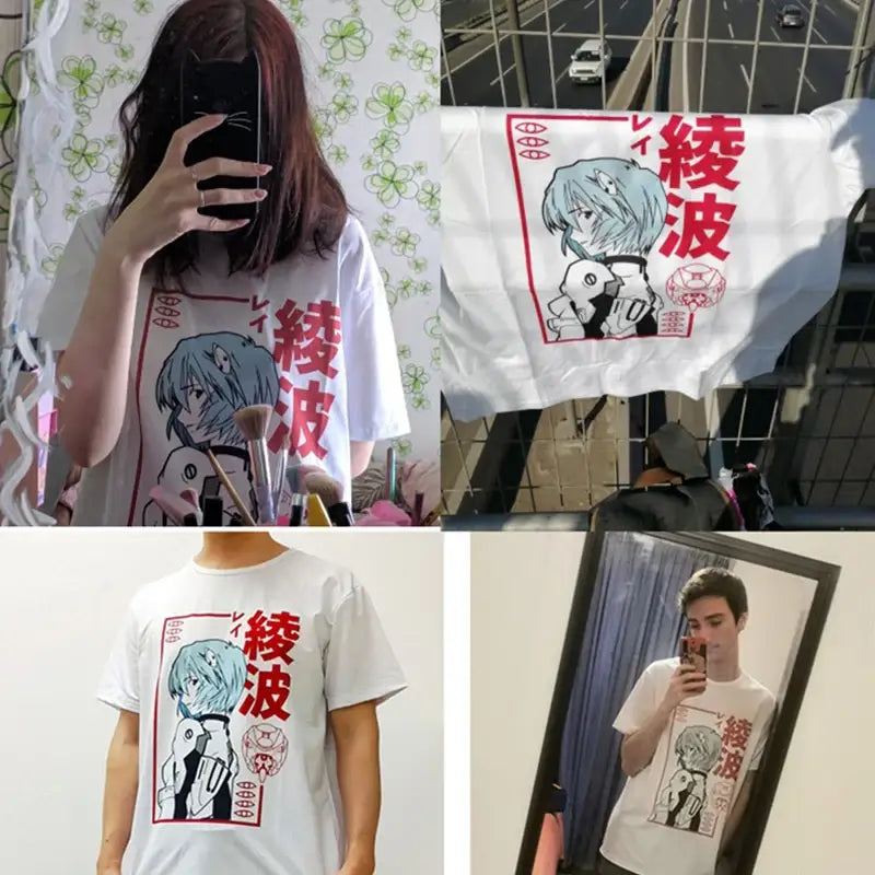 T-Shirt Rei Ayanami Yui Ikari
