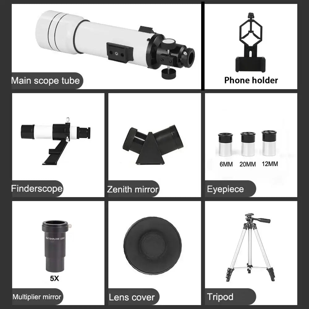 Telescopio astronomico professionale HD
