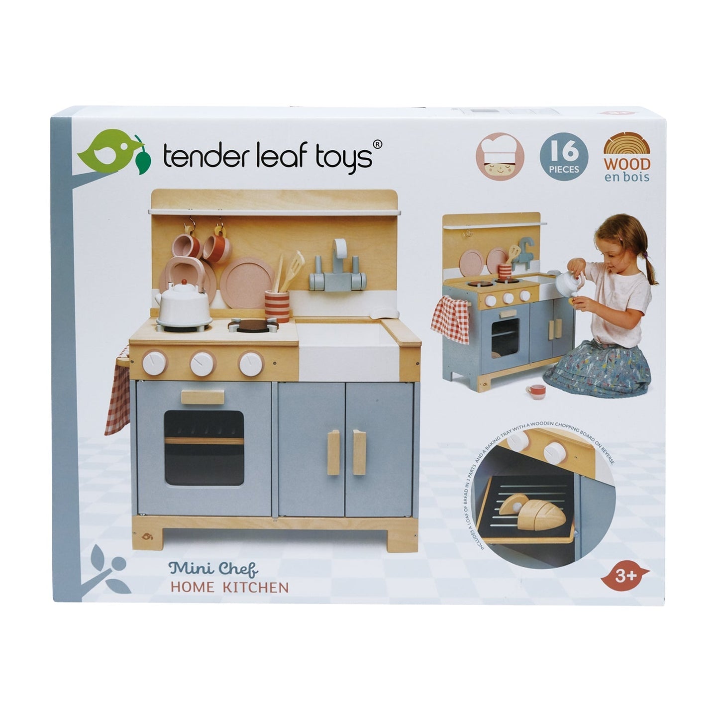 Ensemble Cuisine Maison en Bois par Tender Leaf Toys