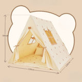 Children's beige play tent