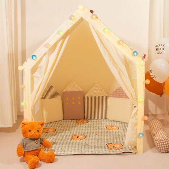 Striped play tent - children's teepee
