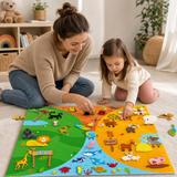 KIDS NATURE - Felt Montessori educational animal game