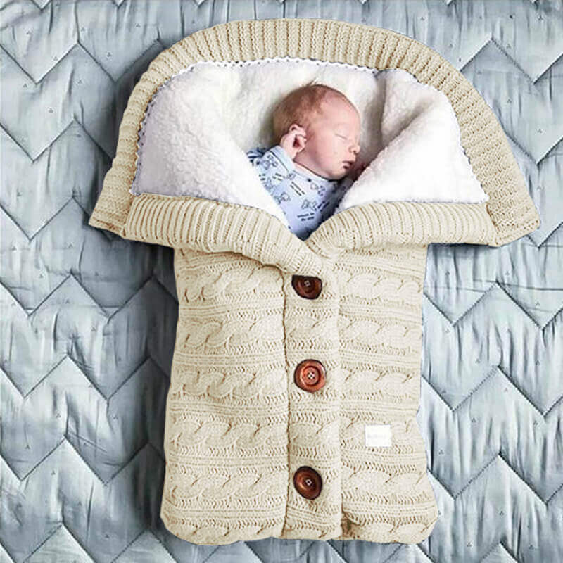 CozyCocoon™ Sac de Couchage Bébé Hiver | Enveloppe Polaire Chaude