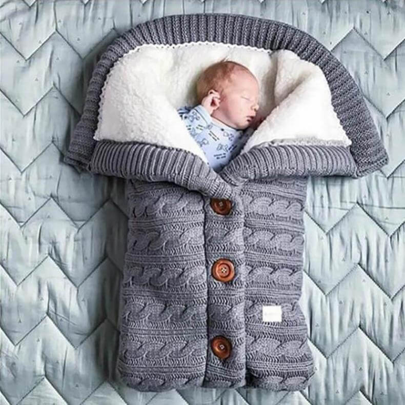 CozyCocoon™ Sac de Couchage Bébé Hiver | Enveloppe Polaire Chaude