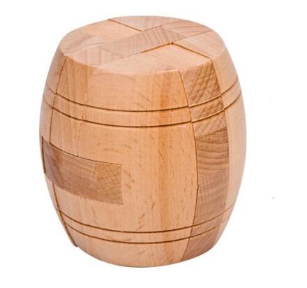 Casse-tête en Bois Tonneau