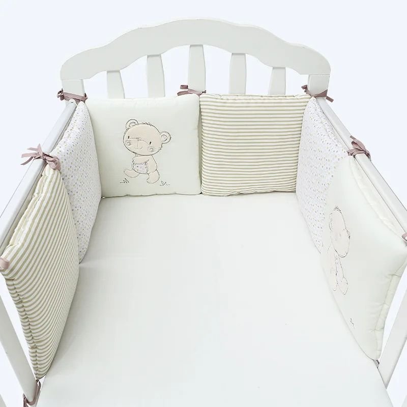 Modular baby cot bumper little bear