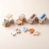 Wooden train - wooden toy - Montessori