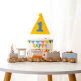 Wooden train - wooden toy - Montessori