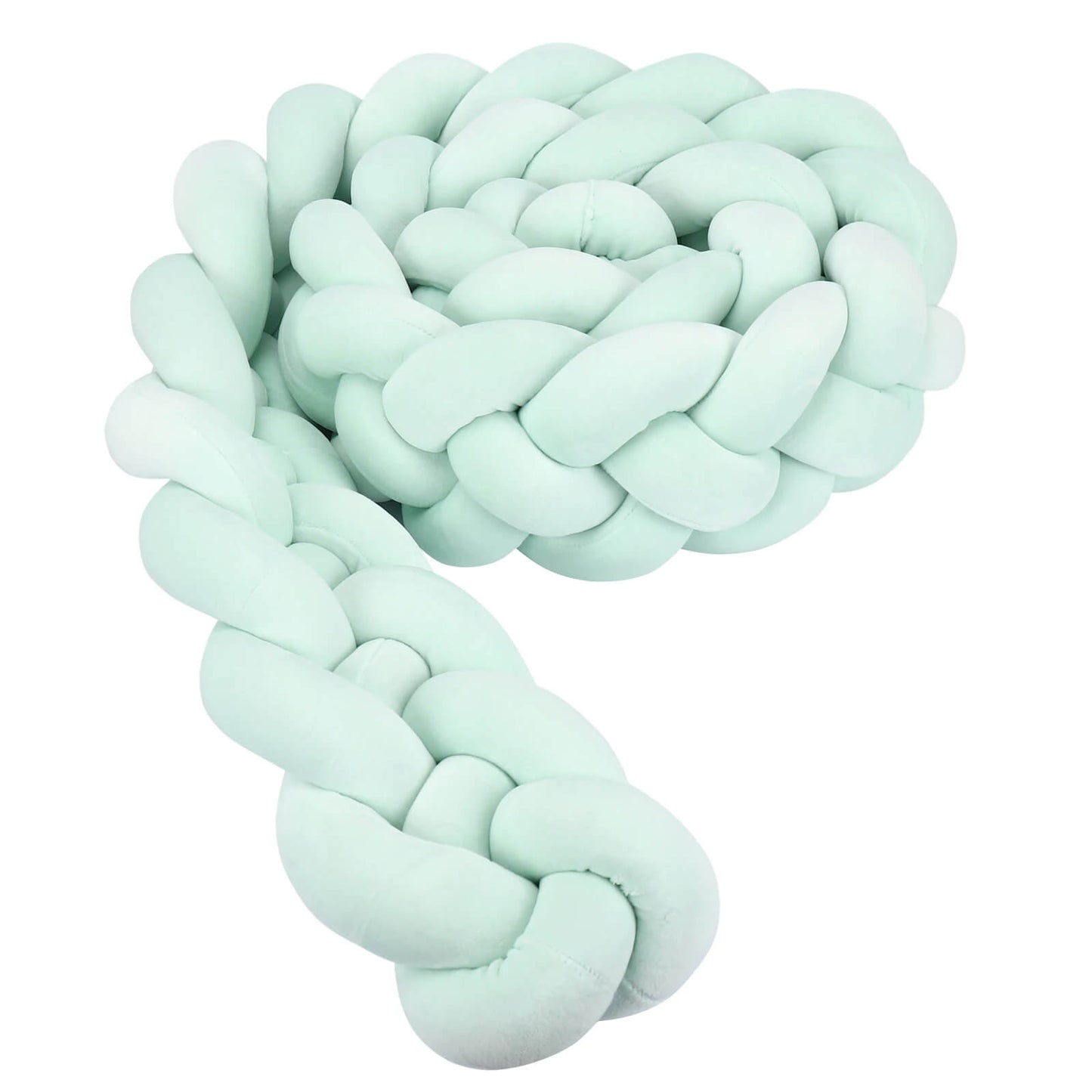 Tresse de lit bébé - Menthe 4 Brins - Esther