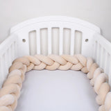 Tresse de lit bébé - Tour de lit tressé beige - Estherbebe - Esther