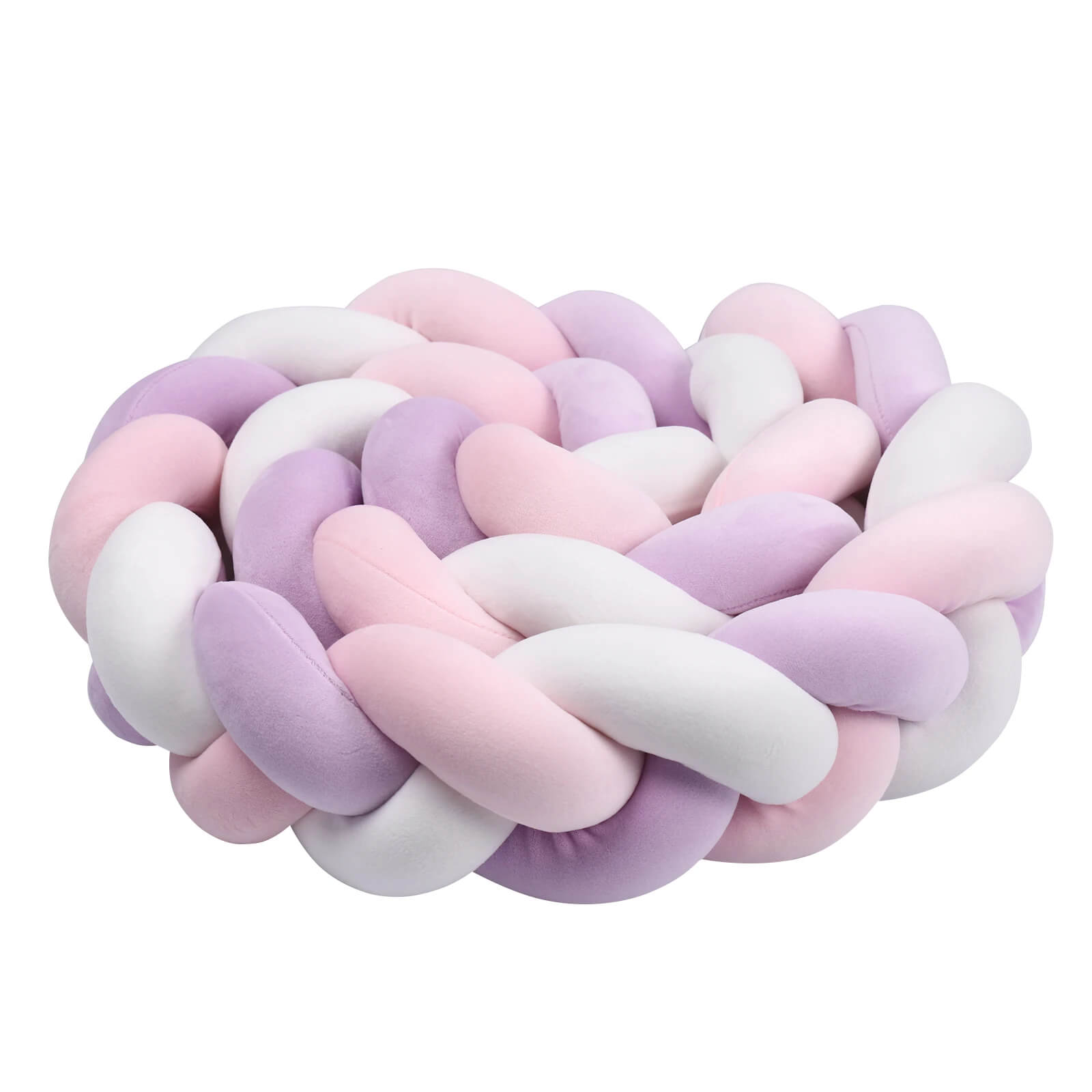 Tresse de lit Rose Violet blanc - Estherbebe - Esther