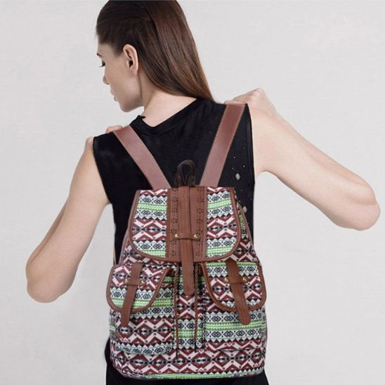 Backpack – Women's Vintage Retro Satchel