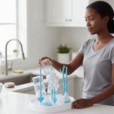 Blue bottle drying rack - bottle dryer