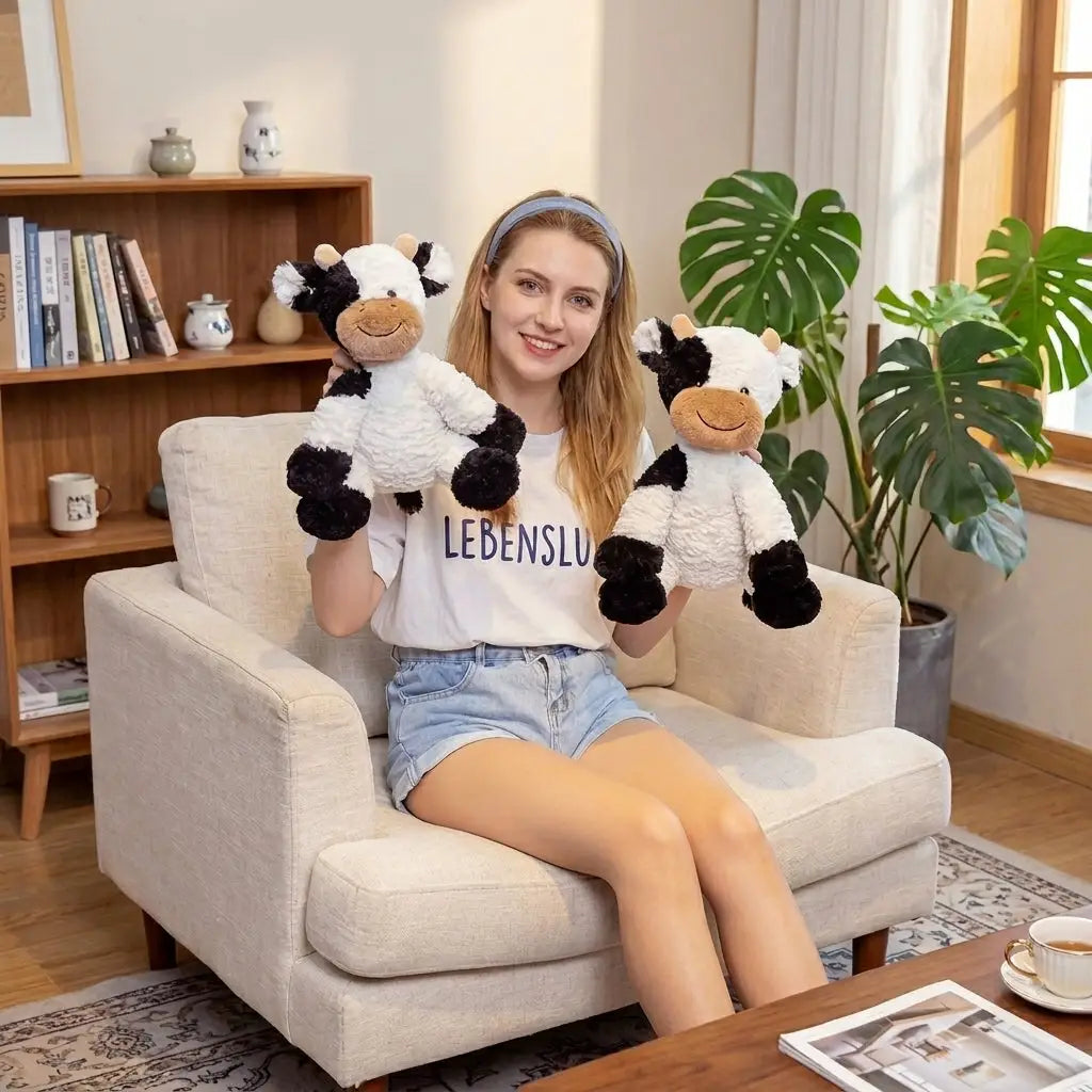 Cuddly Plush Cow