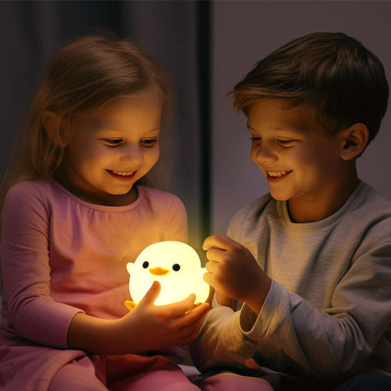 Nightlight - Duck - Silicone Baby Nightlight & Bedside Lamp