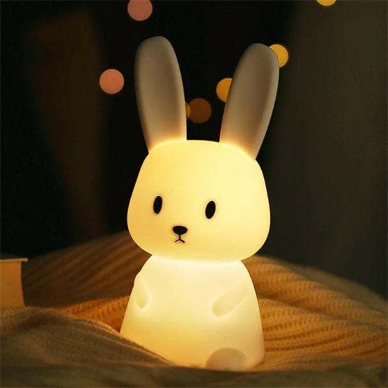 Rabbit Night Light - Baby Night Light - Touch Activated