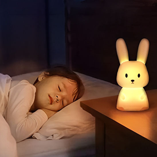 Rabbit Night Light - Baby Night Light - Touch Activated
