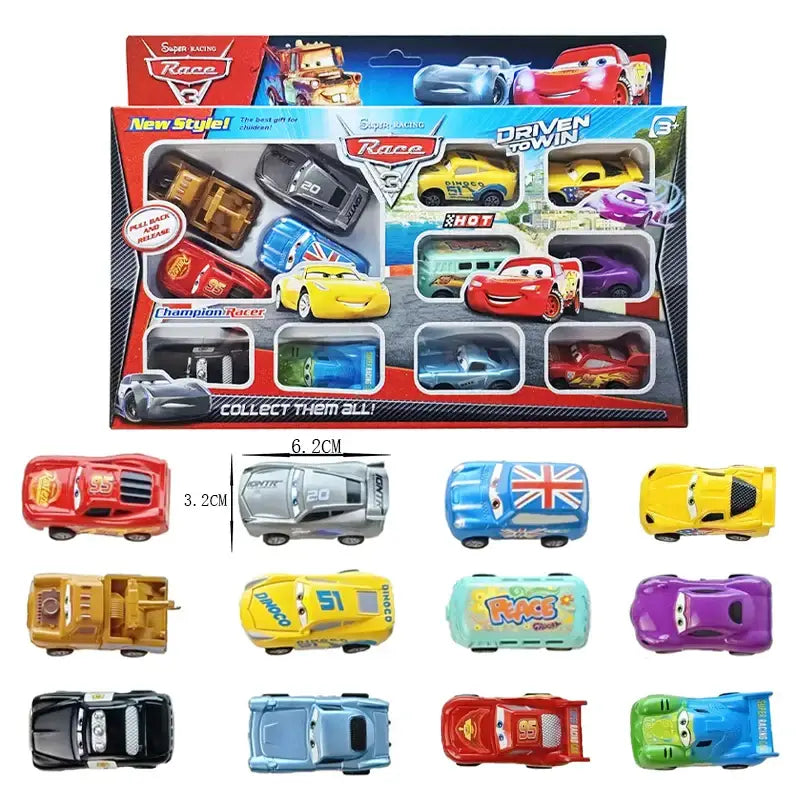 Disney Pixar Cars 12 Piece Toy Car