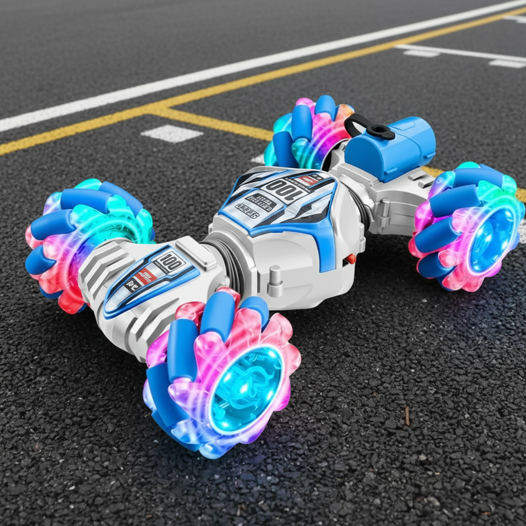 Macchina telecomandata 4WD con spray luminoso – SpinJet