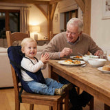 Harnais de Voyage Portable BabySafe™ (Harnais de Repas en Tissu Lavable)