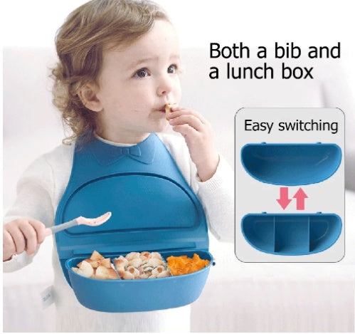 Premium Waterproof 3D Bib (Crumb Catcher Anti-Mess)