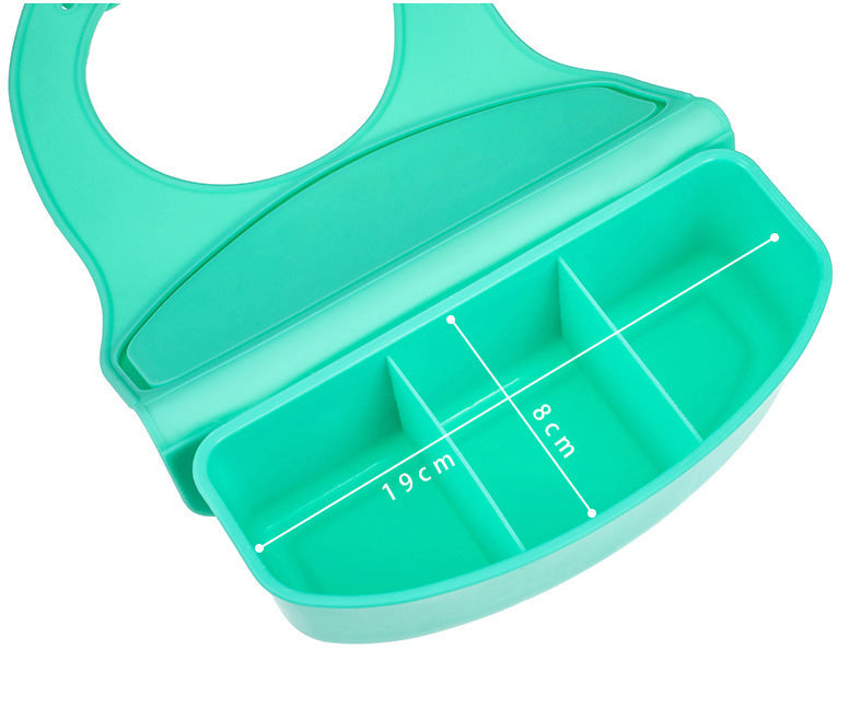 Premium Waterproof 3D Bib (Crumb Catcher Anti-Mess)