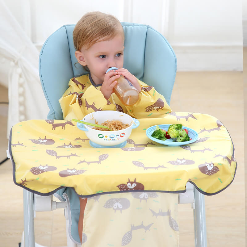 Bavoir MessGuard™ à manches longues et couverture complète (Tablier imperméable)