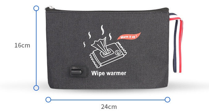 The CozyTouch | Pochette Chauffante Portable pour Lingettes Bébé