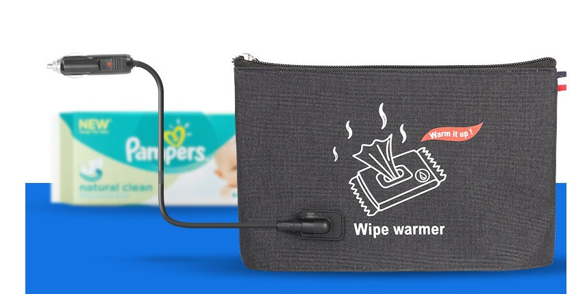 The CozyTouch | Pochette Chauffante Portable pour Lingettes Bébé