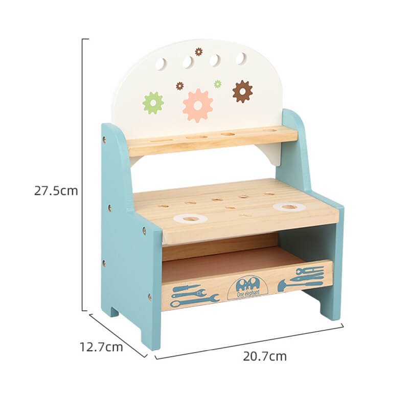 Établi en Bois pour Petit Constructeur (Compétences Motrices Montessori)