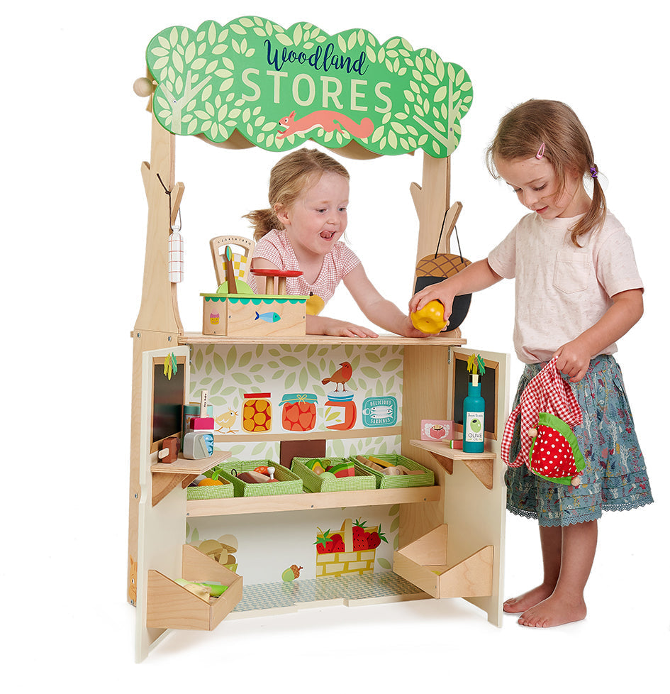 Woodland Stores e Teatro di Tender Leaf Toys