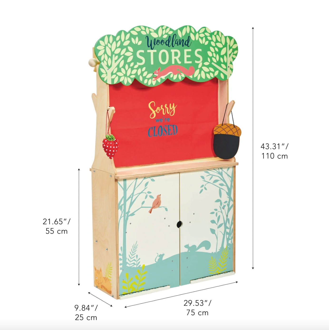 Woodland Stores e Teatro di Tender Leaf Toys